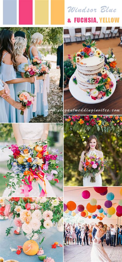 Spring Summer Wedding Color Palettes For 2019 Summer