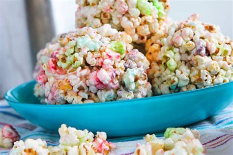 Rainbow Popcorn Balls Recipe Popcorn Balls Yummy Food Recipes