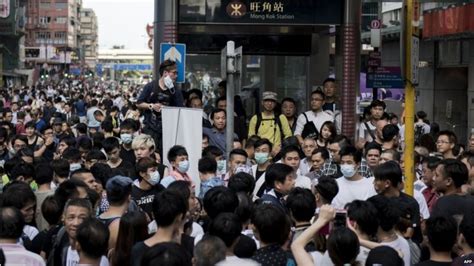 In Pictures Hong Kong Stand Off Bbc News