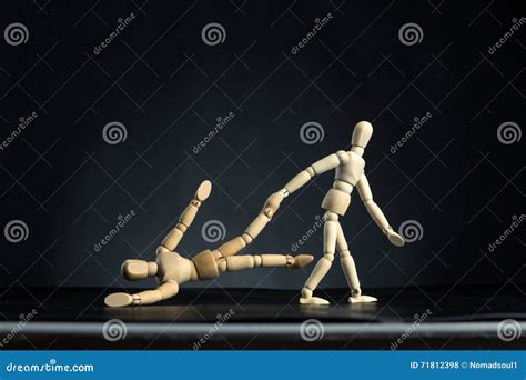 Man Pulling Woman By Leg Stock Photo Image Of Couple 71812398