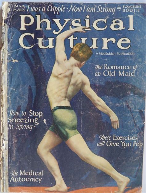 Rare PHYSICAL CULTURE Monthly Magazine MAY I WAS CRIPPLE NOW I AM STRONG I Am Strong Rare