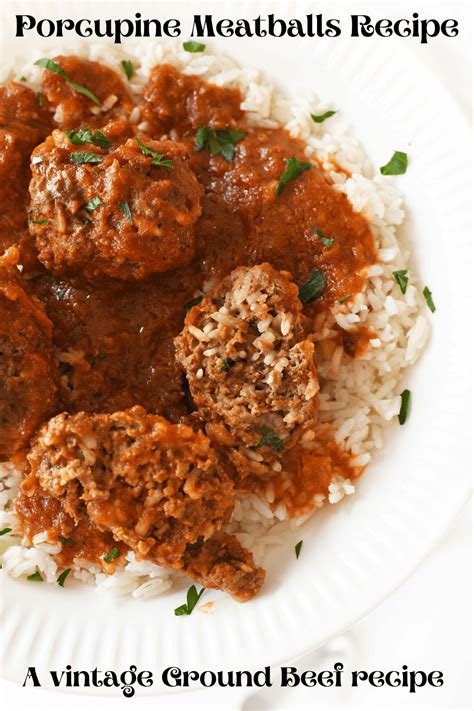 Porcupine Meatballs Recipe Recipe In 2021 Beef Recipes Recipes