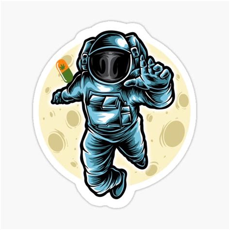 Astronaut Sticker For Sale By Tambustore Redbubble