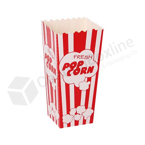 Retro Popcorn Boxes Customboxline