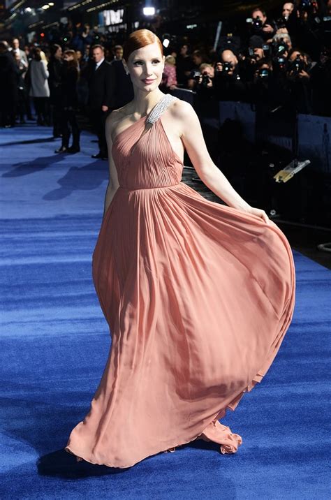 Jessica Chastain Jessica Chastain In Pink Dress At The Instellar