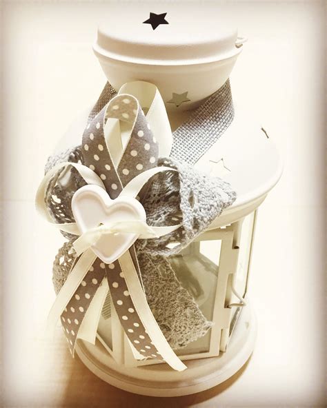 Bomboniere matrimonio eleganti, originali e utili. Lanterna Ikea decorata in stile Shabby Chic bomboniera (con immagini) | Lanterne decorative ...