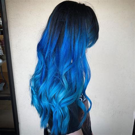 28 Incredible Examples Of Blue Ombre Hair Colors Vinz Planet