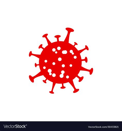 Thank you for visiting my website. Flu infection red symbol corona virus infection Vector Image