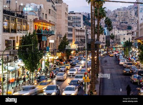 An Elevated View Of Downtown Amman Amman Jordan Stock Photo Alamy