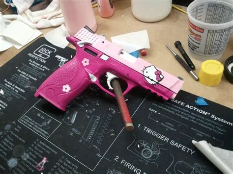 Custom Hello Kitty Duracoat Twitter Recent Images By T And Z Armory Inc Pink Guns Hello