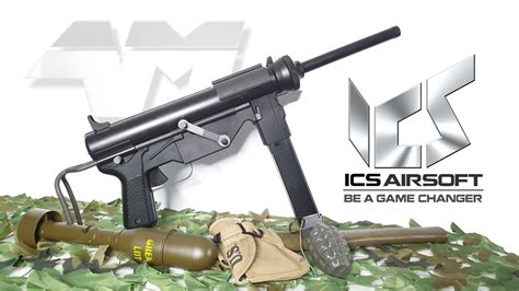Ics M3 Grease Gun Airsoft Unboxing Youtube
