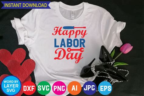 Happy Labor Day Svg Cut File Graphic By Roni Designer · Creative Fabrica