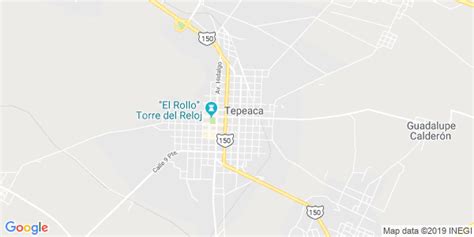 Mapa De Tepeaca Puebla Mapa De Mexico