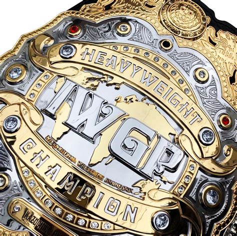 Njpw Iwgp V4th Heavyweight Championship Replica Title Belt With Free