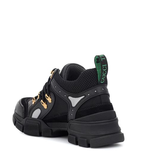 Gucci Flashtrek Leather Sneakers Lyst