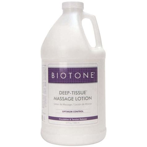 Biotone® Deep Tissue™ Massage Lotion Unscented And Paraben Free 64 Oz