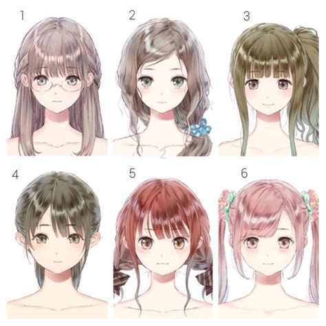 Anime Hairstyles Female Bangs Emsekflol Com