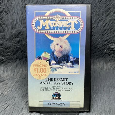 The Kermit And Piggy Story Vhs Jim Henson Muppet Playhouse Video 1985