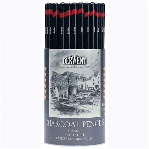 Derwent Charcoal Drawing Pencils Set Of 72 Professional