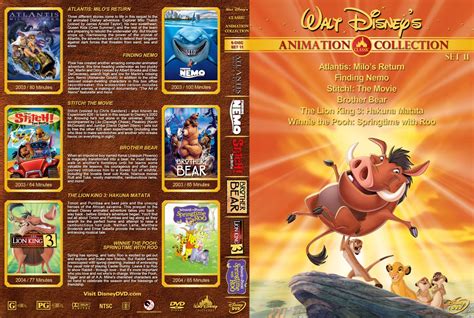 Walt Disneys Classic Animation Collection Set 11 Movie Dvd Custom