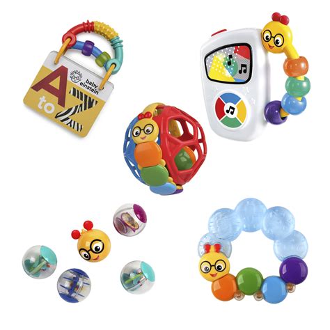 Baby Einstein Discovery Essentials 5 Piece Infant Toy T Pack Ages 3