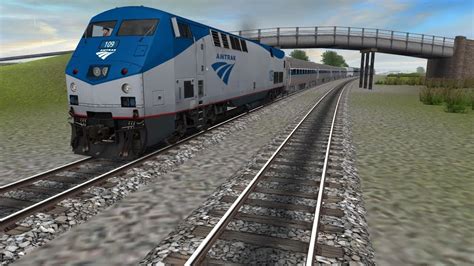 Trainz Amtrak Ge P42dc K5la W Engine Sound Youtube