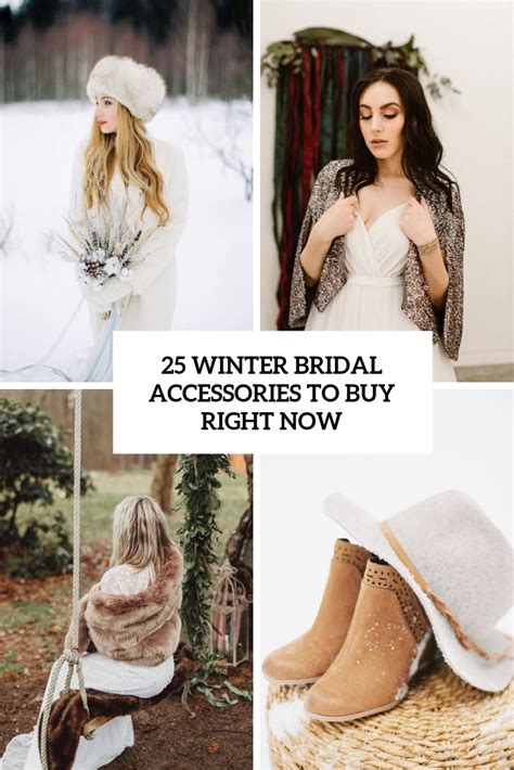 25 Winter Bridal Accessories To Buy Right Now Weddingomania