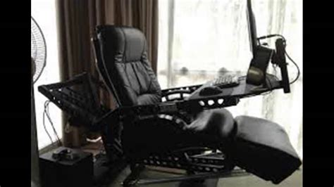 Gaming Chair With Built In Joysticks Gaming Keyboard Youtube