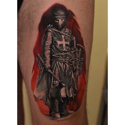 By dubuddha may 30, 2016. Templar Knight Leg Tattoo ~ Tattoo Geek - Ideas for best ...