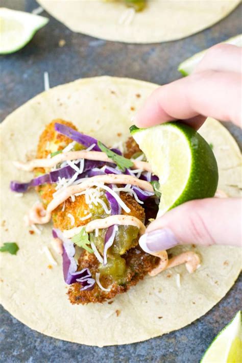Fried Avocado Tacos Are All About The Freshness Richness And Bold