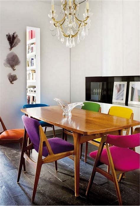 Now you won't have to worry about parking fees. 28 Stunning Colorful Dining Room Design Ideas