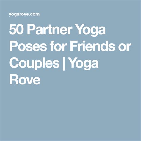Partner Yoga Poses For Friends Or Couples Yoga Rove In