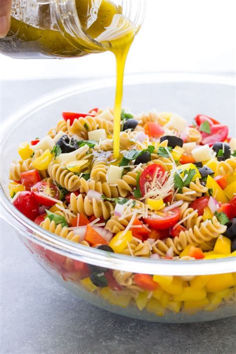 Italian Pasta Salad Easy Healthy Recipe