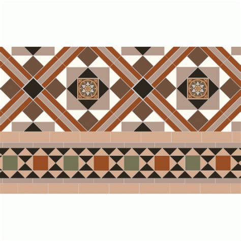 Lindisfarne With Stevenson Victorian Floor Tile Design
