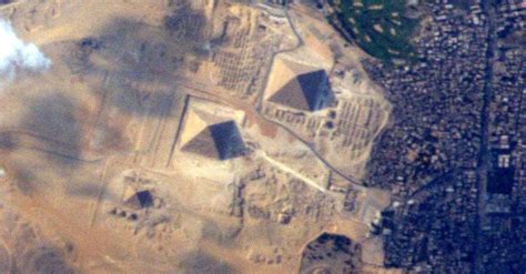 Astronaut Captures A Difficult Photo — The Pyramids From Space