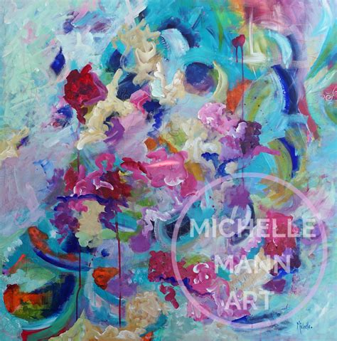Passionate Embrace Original Abstract Art Love Series Michelle