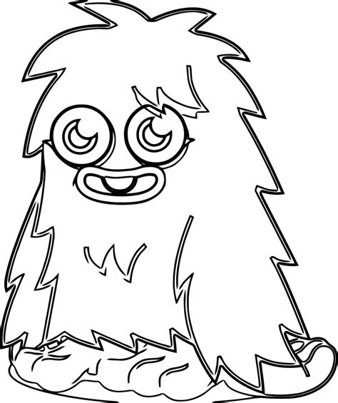 moshi monsters coloring page 29