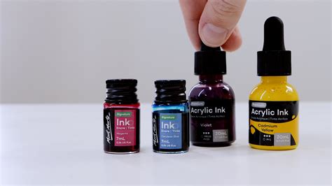 Guide To Acrylic Ink Vs Drawing Ink Mont Marte
