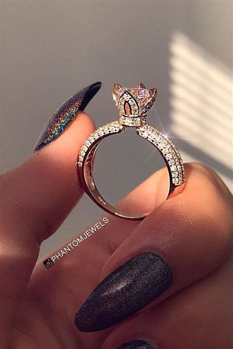 Unique Engagement Rings That Wow See More Weddingforward
