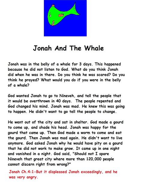 Jonah Bible Lesson For Adults