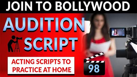 Acting Audition Video Acting Monologues In Hindi Audition Scripts