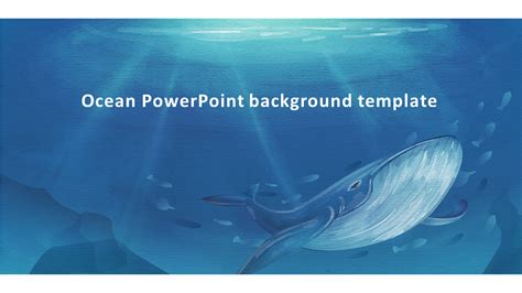 Affordable Ocean Powerpoint Background Template Design