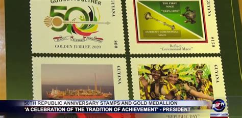 50th Republic Anniversary Stamps And Gold Medallion Hgp Tv Nightly