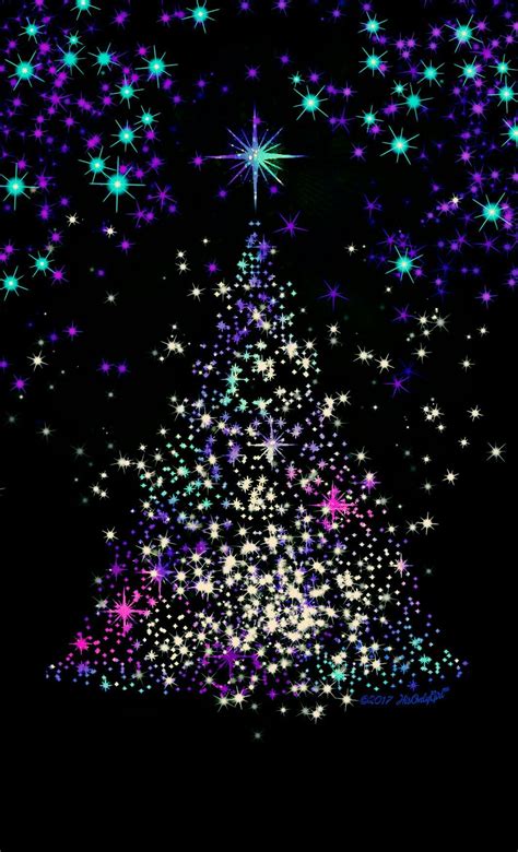 Christmas Tree Galaxy Wallpaper I Created For The App Cocoppa