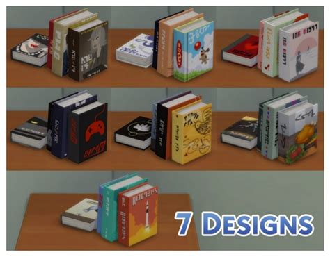 Decorative Book Collection By Menaceman44 At Mod The Sims Sims 4 Updates