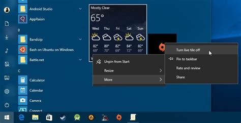 How To Disable Windows 10 Live Tiles Permanently Ghacks Tech News