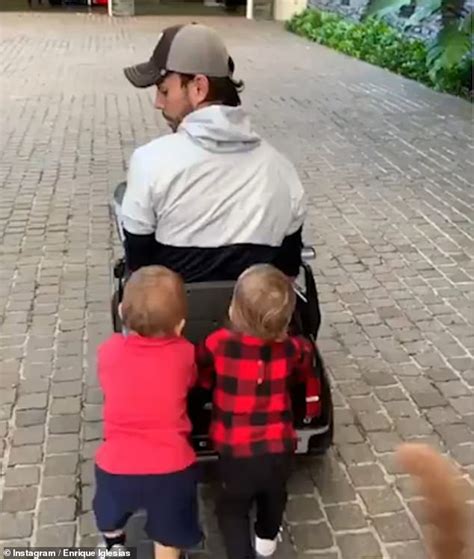 Enrique Iglesias Shares Sweet Video With Fans As Twins Nicholas And