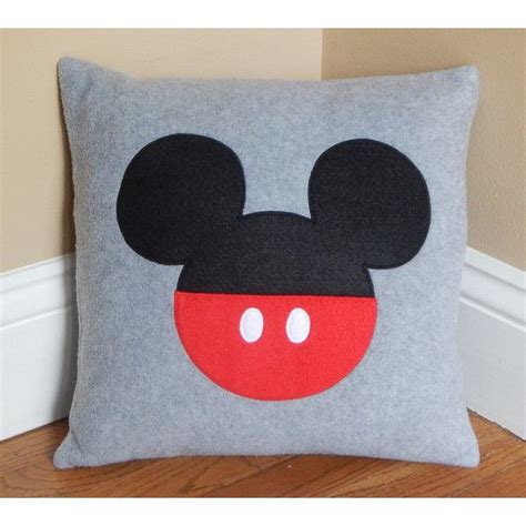 Mickey Mouse Pillow 20 Liked On Polyvore Featuring Home Childrens