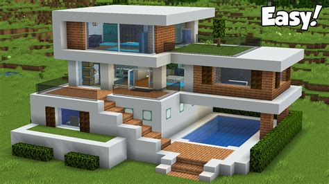 Minecraft Building Modern House