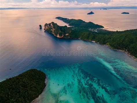 Koh Phi Phi Don Thailand Drone Aerial View Of Maya Bay Koh Phi Phi